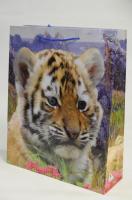 Darčeková taška tygrys 34 x 28 x 9 cm