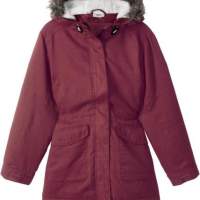 Gyerek lányok zakó átmenet kabát kapucnis piros gyerek divat