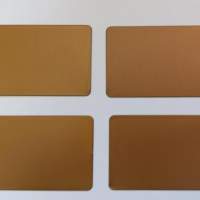 Plastic cards (polyvinyl chloride) unprinted - standard-sized