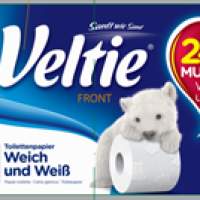 Carta igienica Veltie Soft & White, 24 rotoli, 3 veli