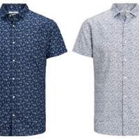 Jack & Jones рубашки с коротким рукавом мужская рубашка лето