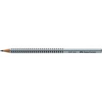 Faber-Castell pencil GRIP 2001 117000 triangular shape HB silver-grey