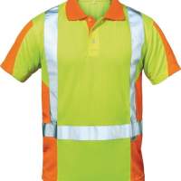Warnschutz-Poloshirt Zwolle Gr. XL, gelb/orange