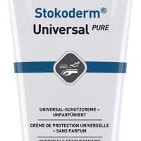 Skin protection cream Stokoderm Universal PURE 100 ml unscented white tube STOKO