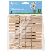 FRIDA Wäscheklammern Holz 24er Pack x10 Packs = 240 Stück