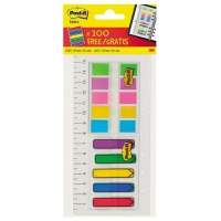 Post-it adhesive strips Index 683684LP ruler assorted 200 pcs./pack.