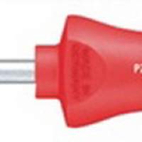 Screwdriver PZD Gr. 2x6x100 overall L.218mm round blade Multi-component handle SoftFi.