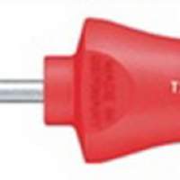 Screwdriver TX size 15x80mm Total L.191mm round cl. Matt chrome with multi-component handle