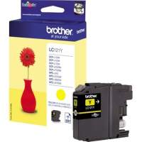 Brother ink cartridge LC121Y 300 pages 3.9 ml yellow