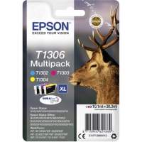 Epson ink cartridge T1306 c/m/y 3 pieces/pack.