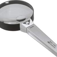 Tech-Line hand-held magnifier Magnification 2x/4x with plastic handle lens diameter 90/20mm