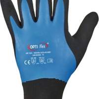 OPTIFLEX glove size 8, black/dark blue