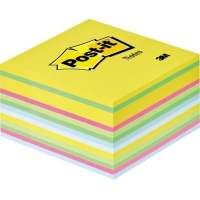 Post-it sticky note cube 2030U 76x45x76mm 450 sheets assorted