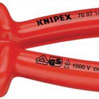 Diagonal cutters DIN ISO 5749 L.160mm with bevel VDE-insulated 1000V chrome Knipex