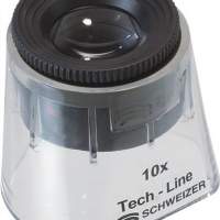 Stand magnifier Tech-Line Magnification 10x Focus Fix Lenses-D.30mm