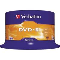 Verbatim DVD-R 16x 4.7GB 120min. Spindle 50 pcs/pack.