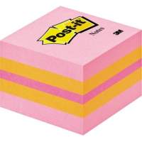 Post-it note cube Mini 2051-P 51x40x51mm 400 sheets pink