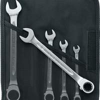 STAHLWILLE ratchet wrench set 17/5, 5 pieces, reversible