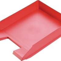 HELIT letter tray for DIN A4-C4 plastic red, 5 pieces