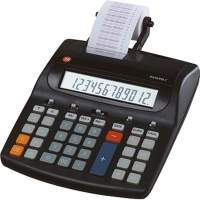 Triumf-Adler desktop calculator 4212 PD 12 digits with black ink roller printing mechanism