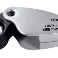 Folding magnifying glass Tech-Line Magnification 10x lens diameter 22.8 mm