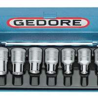 Socket set CV. 8 pieces E10-E24 1/2 inch GEDORE for external TORX
