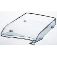 Leitz letter tray Elegant 52200002 DIN A4 stackable PS clear