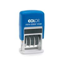COLOP date stamp mini-dater S120 1452000200 24mm plastic blue