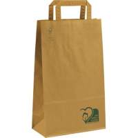 Paper carrier bag Trendbag Recycling 22 x 36 x 10.5 cm brown