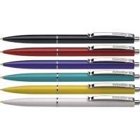 Schneider K 15 ballpoint pen with metal clip, assorted colors, 1 piece