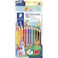 STAEDTLER colored pencil Noris Club jumbo 128 NC10 ass. 10 pcs/pack