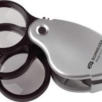Folding magnifying glass Tech-Line Magnification 8x 2 single lenses lens diameter 38mm