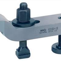 Clamp No. 6316V 22-M20x22x160 cranked with adjustable support screw AMF