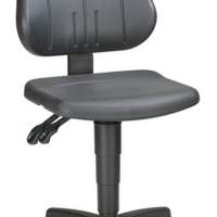 Unitec swivel work chair with glides, integral foam, seat H.440-620mm BIMOS