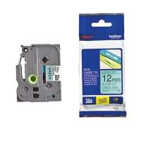 P-touch tape cassette TZE731 12mmx8m laminated black on green