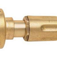 Spray nozzle with quick coupling connection, light duty, brass, 1/2 inch