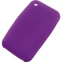 iPhone silicone protective case, purple
