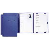PAGNA application folder SELECT 22002-02 DIN A4 cardboard blue