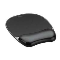 Fellowes mouse pad 9112101 200x25x230mm wrist rest black