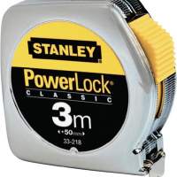 Pocket tape measure PowerLock L.3m chr. KU. case Stanley