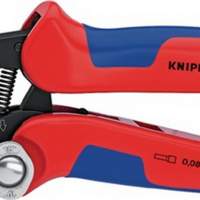 Wire-end pliers L.180mm 0.08-10mm2 KNIPEX with 2-component sleeves