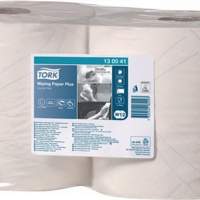 Cleaning cloth Tork strong multi-purpose cloth white 2-ply L.340xW.235mm 750 sheets, 2 pcs.