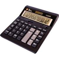 TWEN desktop calculator 1220 S 593 12 characters solar/battery black