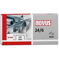NOVUS staple 24/6 040-0158 galvanized 1,000 pcs./pack.