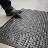 Workplace floor covering ready-made mat L 900 x W 600 x S 14 mm black