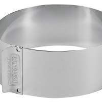 KAISER cake ring with stainless steel handles 7cm