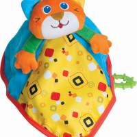 SpielMaus comforter with teething ring and rattle, assorted