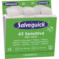 Salvequick plaster sensitive 6943 allergy sufferers 43 pieces/pack.