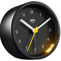 Braun quartz alarm clock black