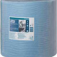 Cleaning cloth Tork strong multi-purpose cloth blue 2-ply L.340xW.370mm 1500 tear-offs
